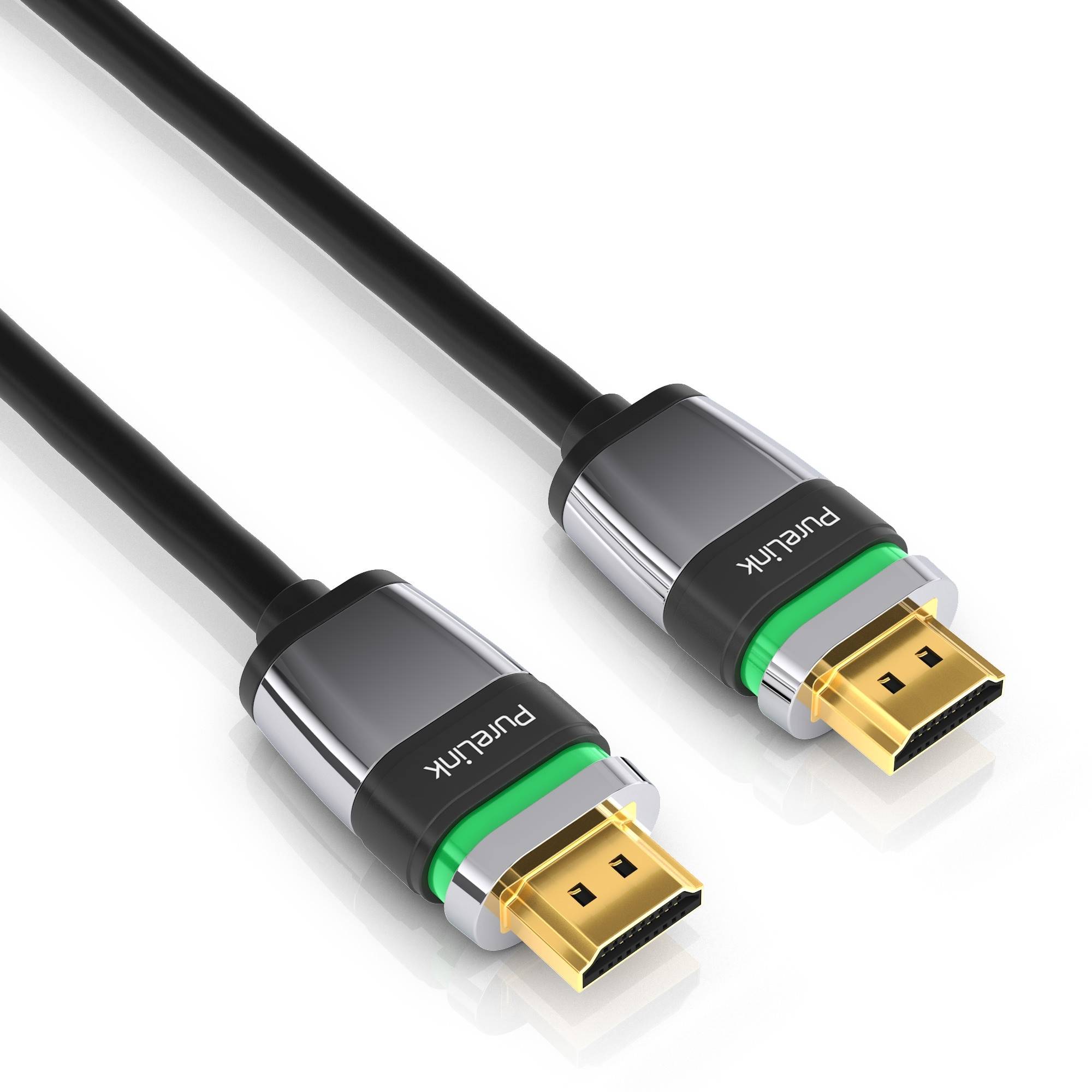 Halogenfreies 8K-Ultra-High-Speed-HDMI-Kabel – schwarz, 0.50m​​​​​​​-1
