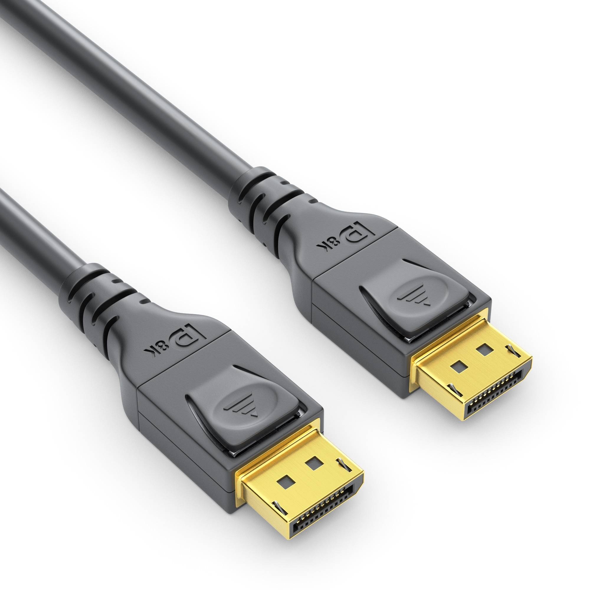Zertifiziertes 8K DisplayPort Kabel - 4,00m, schwarz-1