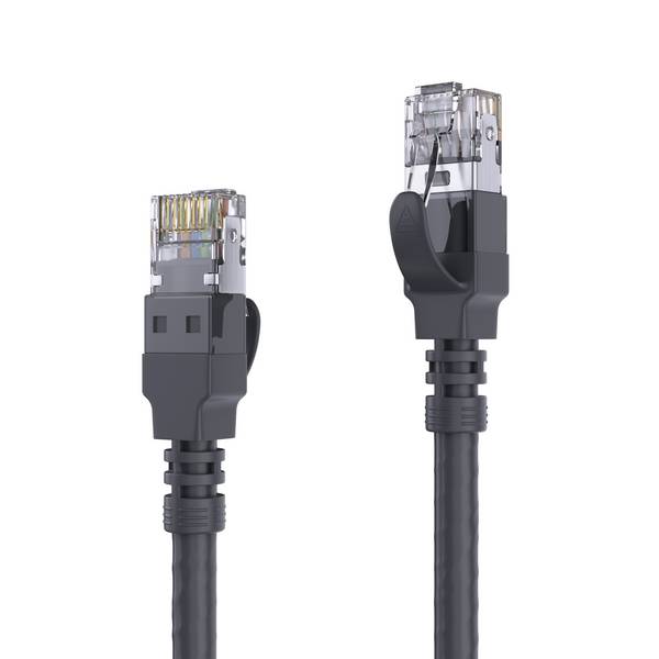 HDBaseT 2.0-zertifiziertes Cat.6a-Patchkabel – 3.00m, schwarz​​​​​​​