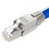 hb-digital Netzwerk Steckverbinder CAT 8 RJ45 LSA STP Zinklegierung schmal
