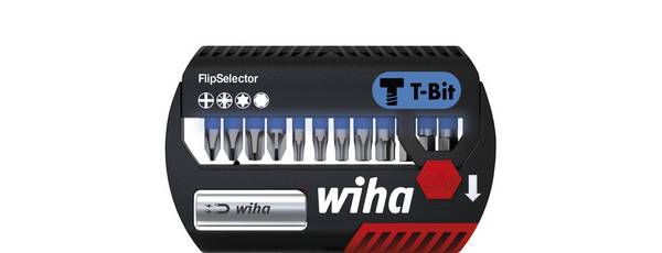 Wiha Bit Set FlipSelector T-Bit 25 mm gemischt 14-tlg. 1/4" C6,3 (41826)