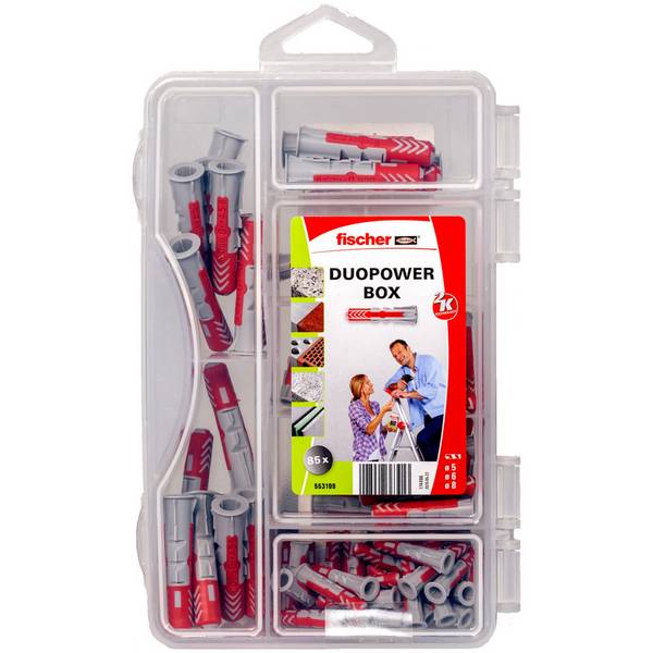DuoPower-Box mini Universaldübel-Sortiment 85 Stück