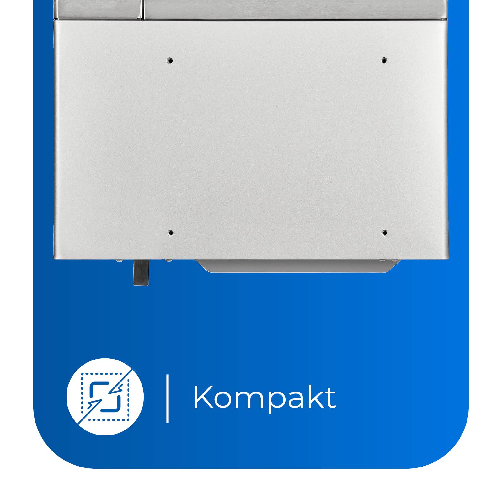 Exquisit Mikrowelle UMW 800 G-3.1 Inox | 800 Watt | Grill 1000 Watt | Unterbau-Mikrowelle | 20L | Edelstahl, Inoxlook-3