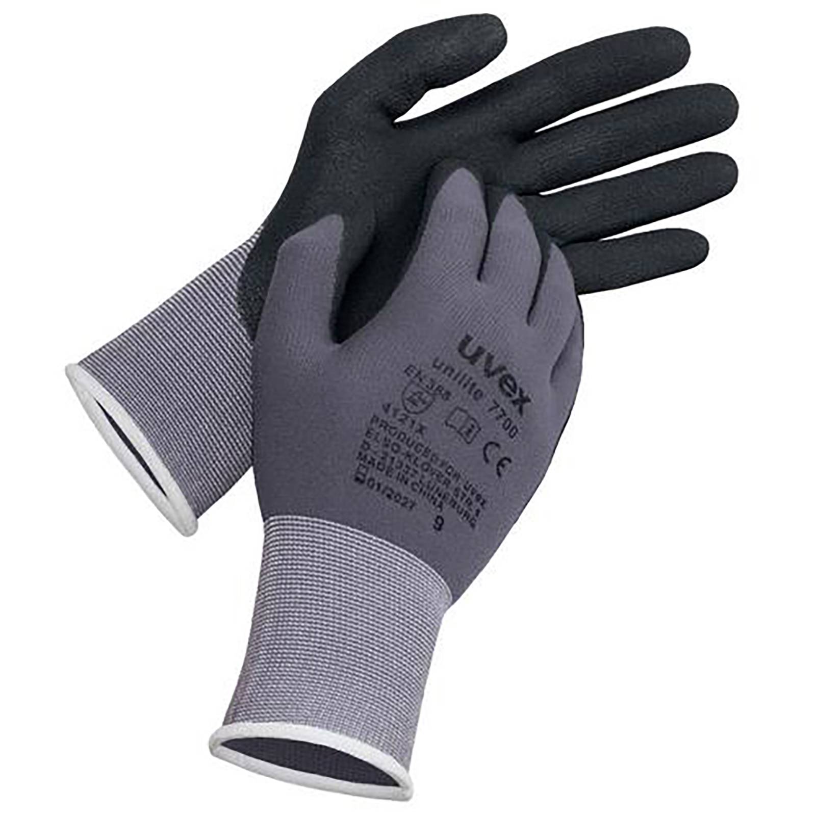 Uvex 6058508 Schutzhandschuhe unilite Strick Nitril NBR Größe 8-0