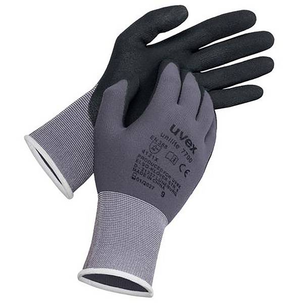 Uvex 6058508 Schutzhandschuhe unilite Strick Nitril NBR Größe 8