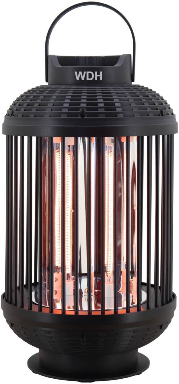 WDH Heizlaterne WDH-12HL - 1.200 W - Außenbereichstauglich/Outdoor - Terrasse, Balkon, Garten
