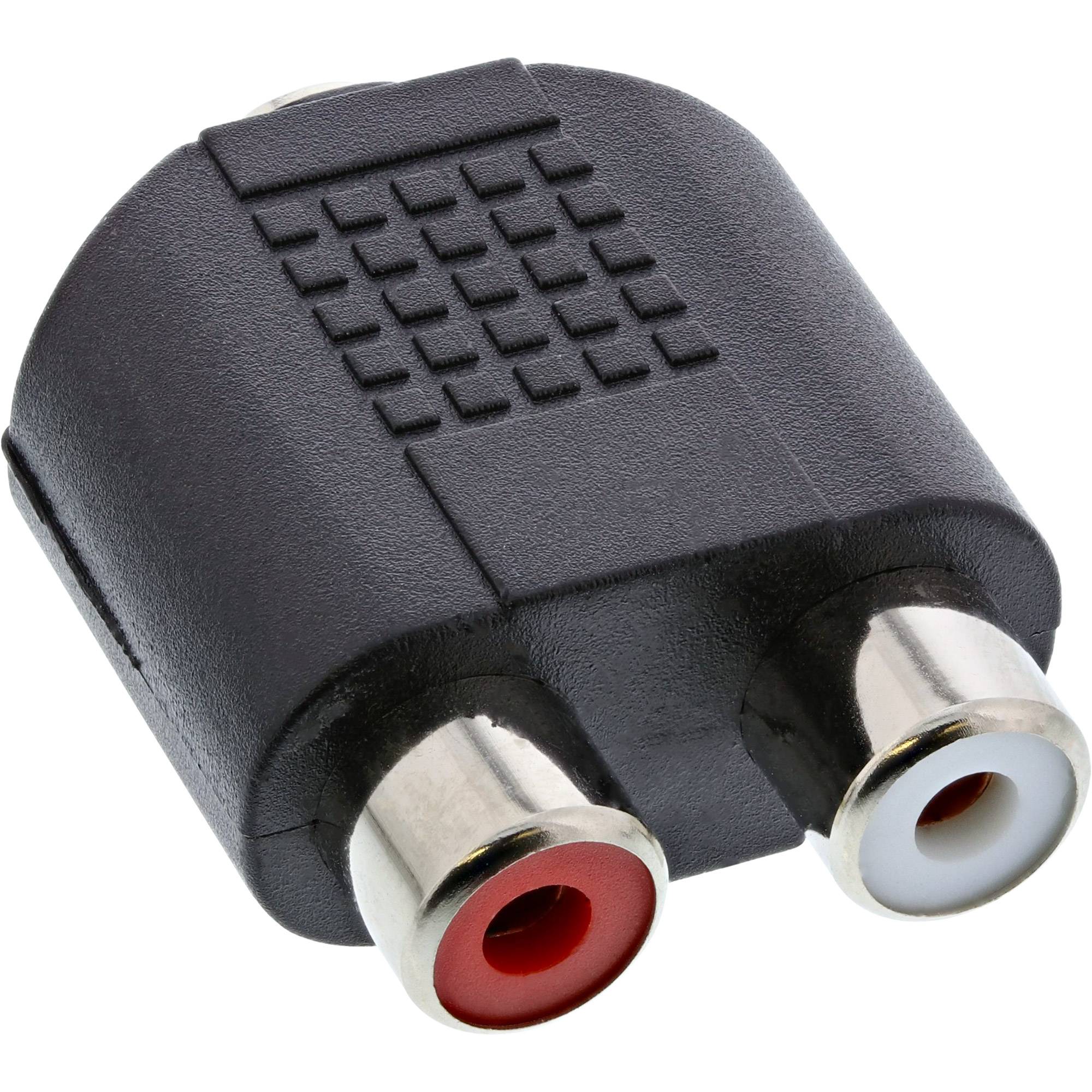 InLine® Audio Adapter, 3,5mm Klinke Buchse Stereo an 2x Cinch Buchse-0