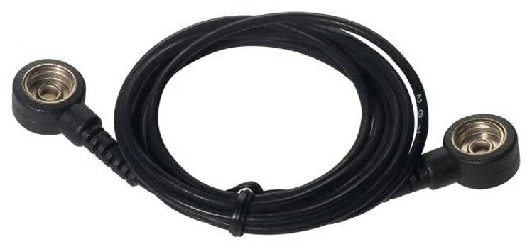 Verbindungsleitung, 2x 10 mm Druckknopf, ohne Widerstand, L = 1,5 m-0