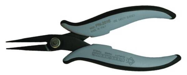 ESD Spitzzange, lang, glatt, abgerundet, 160 mm