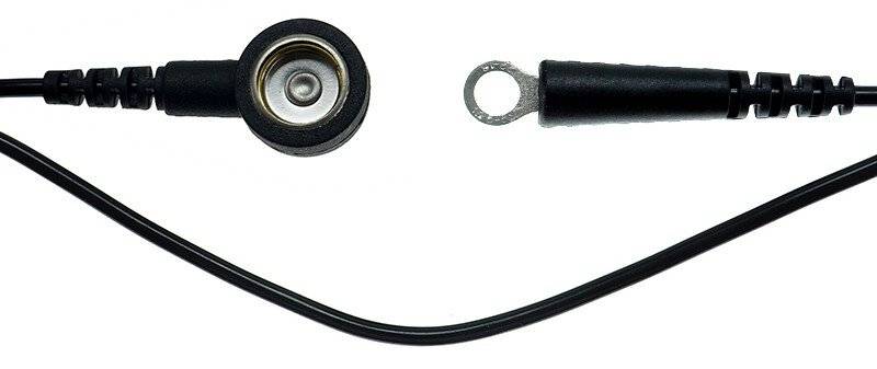 ESD-Erdungskabel, 3m, schwarz-0