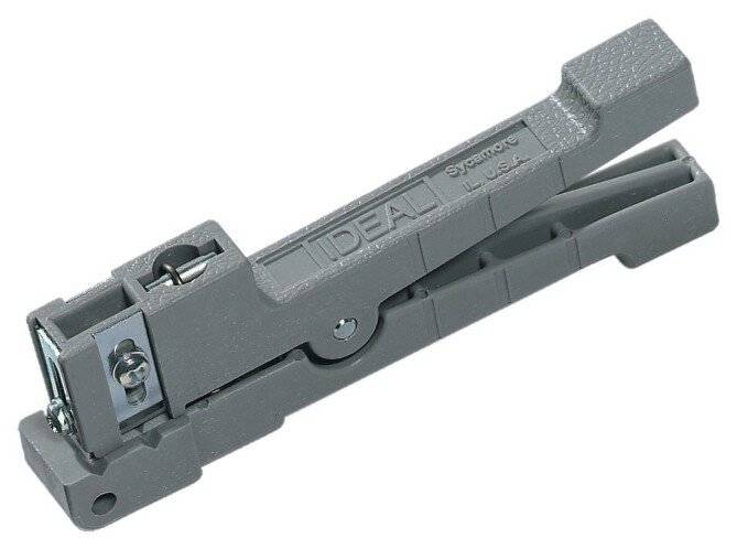 Abmantelwerkzeug für Koaxialkabel, grau, bis Ø 3,2 mm