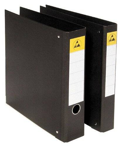 ESD Ringbuch DIN A4, schwarz, Rückenbreite 45 mm/4 Ring-0