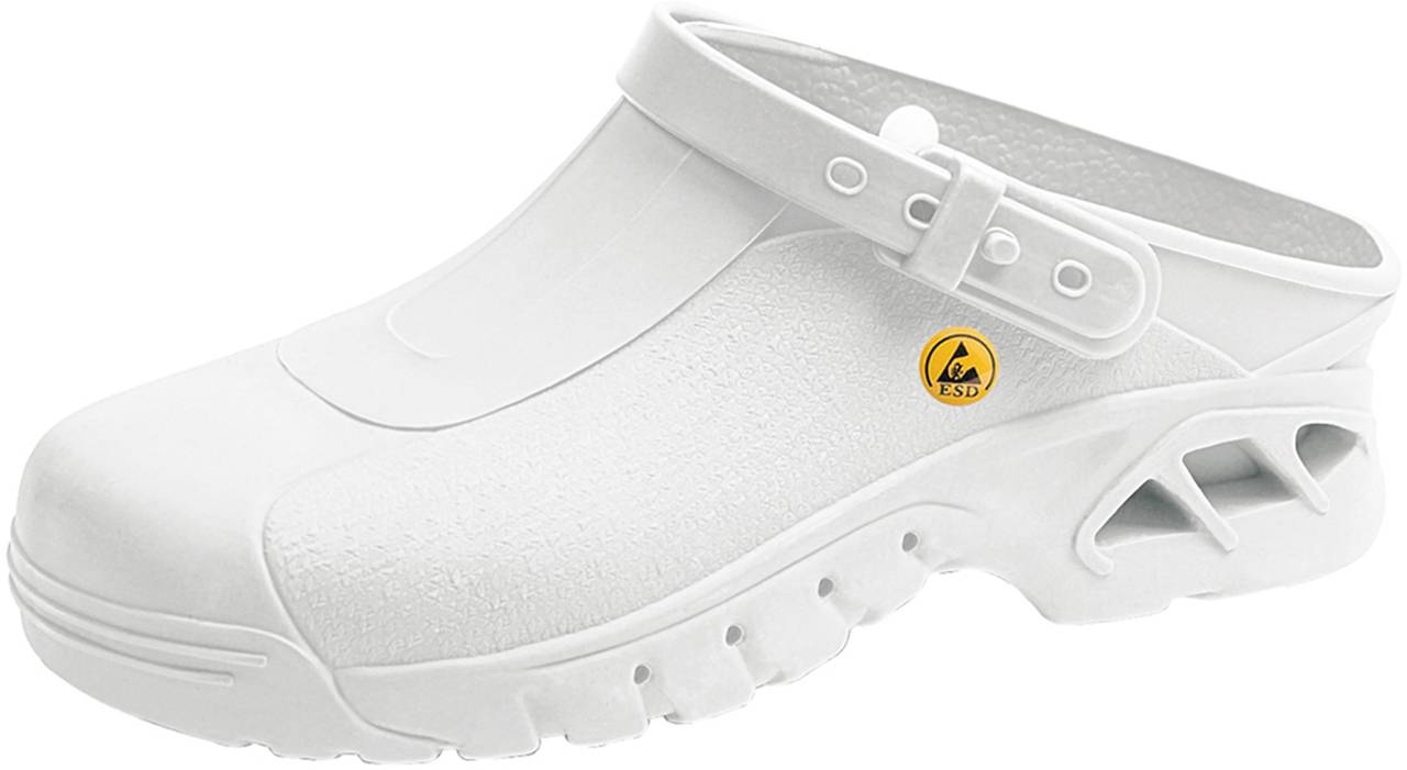 ESD Clogs weiß, autoklavierbar, Größe 37/38-0
