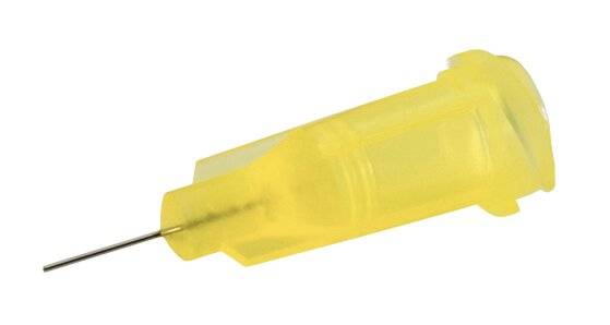 Dosiernadel 0,25", gerade, Gauge 32, gelb, gerade-0