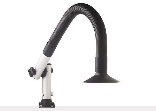Absaug-Gelenkarm Kit 1S WF, Easy-Click 60, inkl. Trichterdüse und Drosselklappe, 1,14 m
