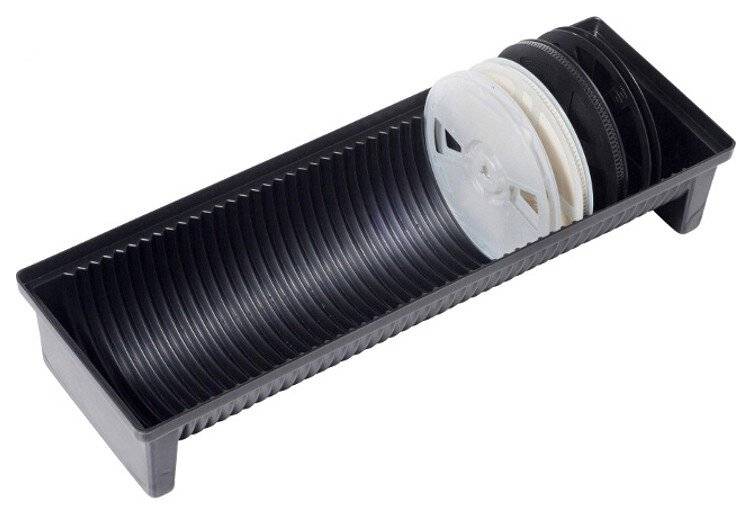 ESD-SMD Spulenständer, 42 Rollen, Spulendurchmesser 180 mm, 600 x 200 x 100 mm-0