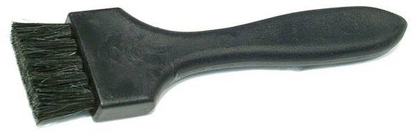 ESD Flachbürste hart, schwarze Naturborsten 38 mm, leitfähig