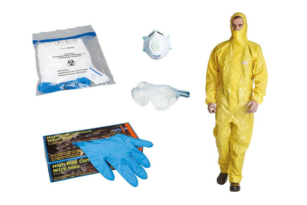 Infektionsschutzset TOP, Bioschutzstufe 2+3, Größe XXL-0