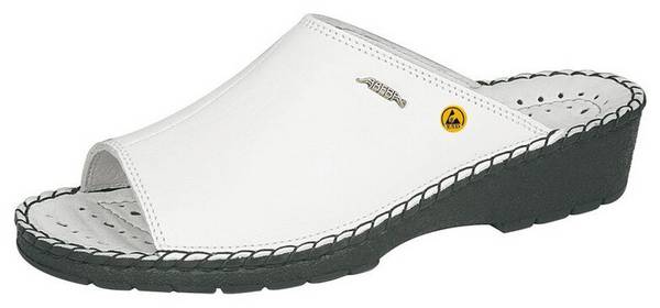 ESD-Berufsschuhe Reflexor, Pantolette weiß , Größe 36