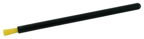 ESD Pinsel hart, gelbe Nylonborsten 6 mm, ableitfähig