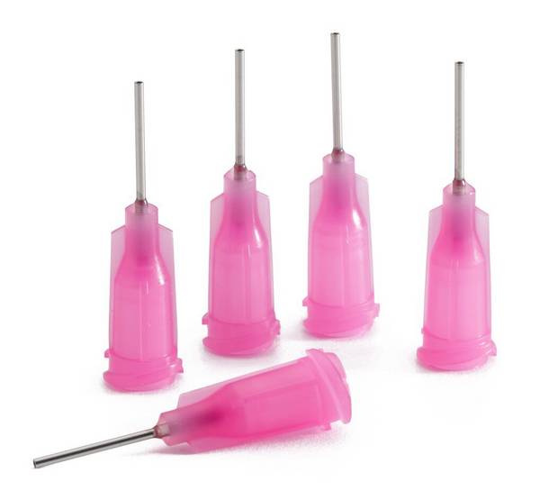 Dosiernadel 0,5", gerade, Gauge 20, pink, gerade
