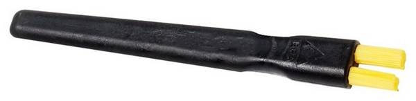 ESD Flachbürste hart, gelbe Nylonborsten 12,5 mm, ableitfähig