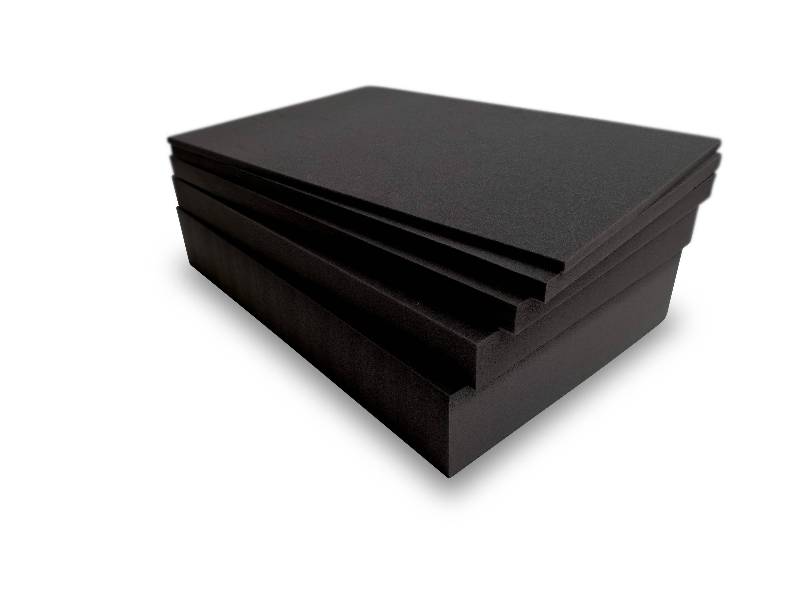 Schaumstoffeinlage 590 x 390 x 30 mm | anthrazit-0