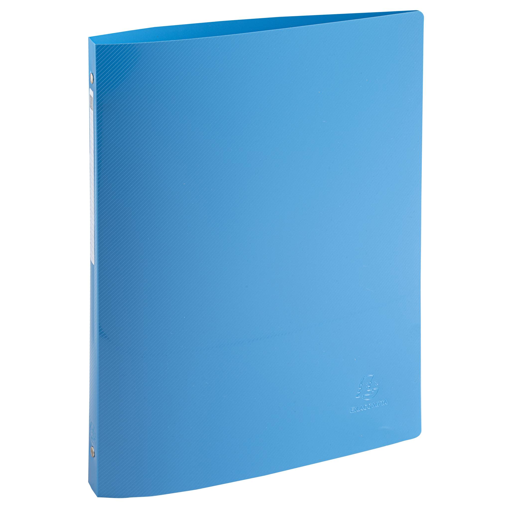 Exacompta 20x Ringhefter A4 + 4 Ringen 15mm Recycling-PP BeeBlue sortiert 51110E-1