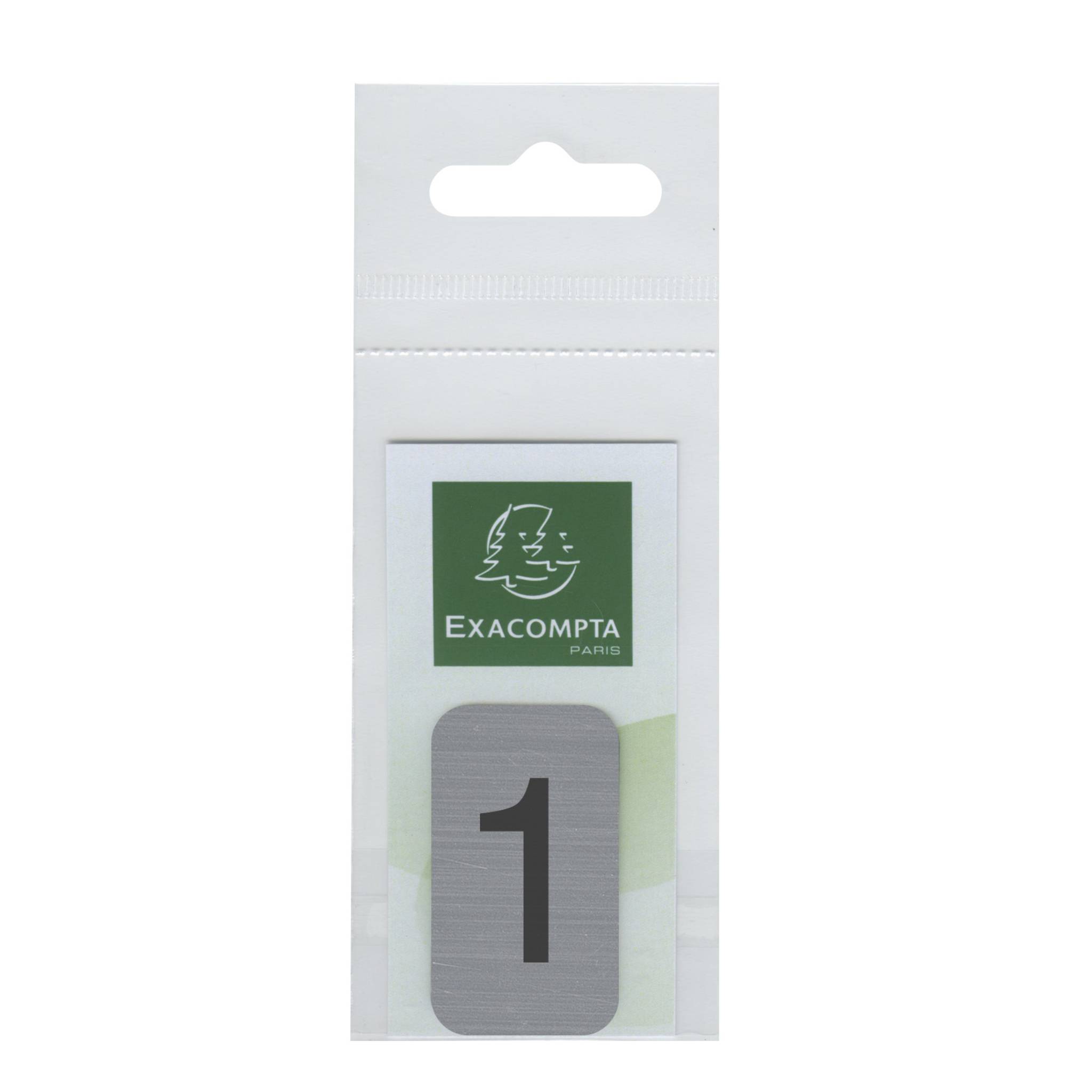 EXACOMPTA Selbstklebeschild Zahl "1", 25 x 44 mm (8702947)-1