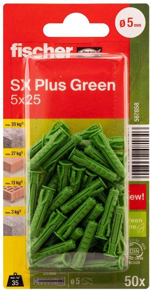 Fischer Deutschl. Dübel SX Plus SXPl.5x25K(VE50)-2