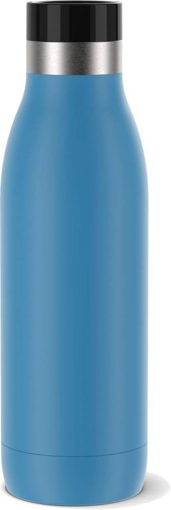 EMSA Bludrop Color N3110300, 500 ml, Fitness, Sport, Blau, Edelstahl, Junge/Mädchen, 24 h-0