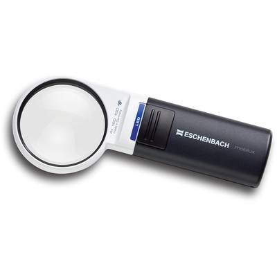 Eschenbach 151141  Handlupe mit LED-Beleuchtung Vergrößerungsfaktor: 4 x Linsengröße: (Ø) 60 mm  