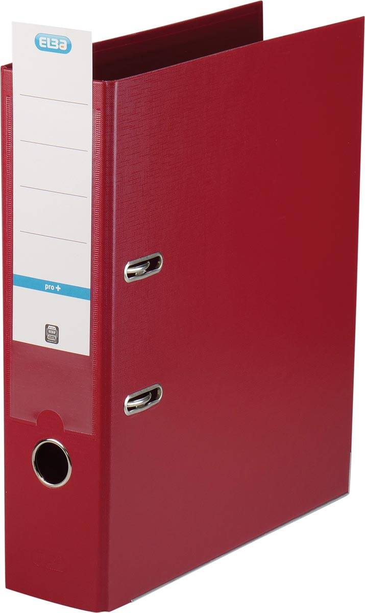 Ordner smart A4 PP/PP 80mm bordeaux-2