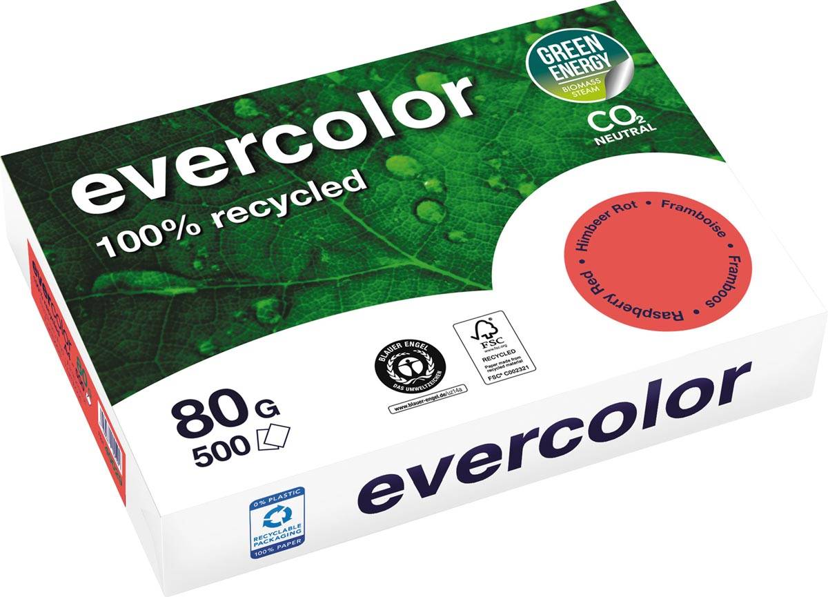 Clairefontaine Evercolor Forever - Himbeerfarben - A4 (210 x 297 mm)-0