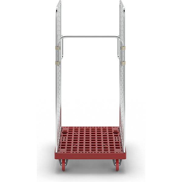 Rollbehälter 2 Seitengitter mit Sicherheitsgriffen feuerrot. ESB Engineering System Bau GmbH 66812149-4