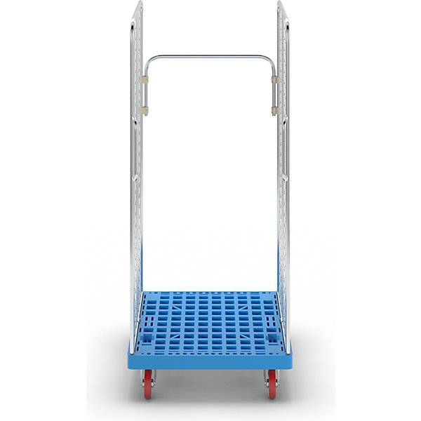 Rollbehälter 2 Seitengitter mit Sicherheitsgriffen lichtblau. ESB Engineering System Bau GmbH 66811849-1