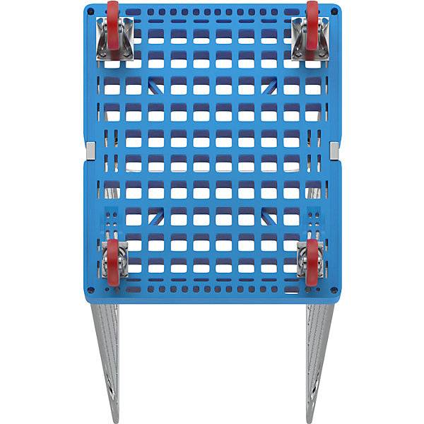 Rollbehälter 2 Seitengitter mit Sicherheitsgriffen lichtblau. ESB Engineering System Bau GmbH 66811849-4