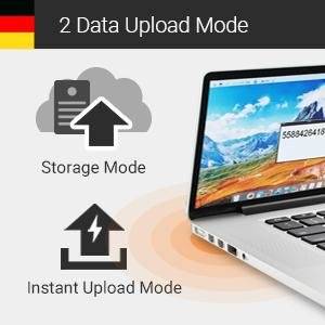 Symbolbild für Tera Pro Barcodescanner QR 2D 1D Bluetooth2,4G mit USB Ladestation HW0007 Orange