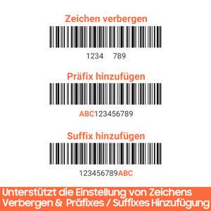 Symbolbild für Tera Barcode Scanner 1D 2D QR Kabellos 2,4 GHz USB Handscanner, D5100-CR