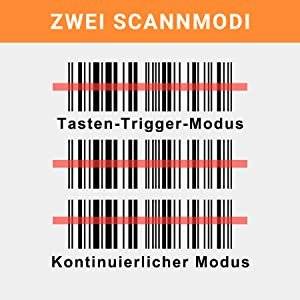 Symbolbild für Tera Pro 2D QR Desktop Barcode Scanner Omnidirektional Scankopf USB Wired Handsfree Modell 9100