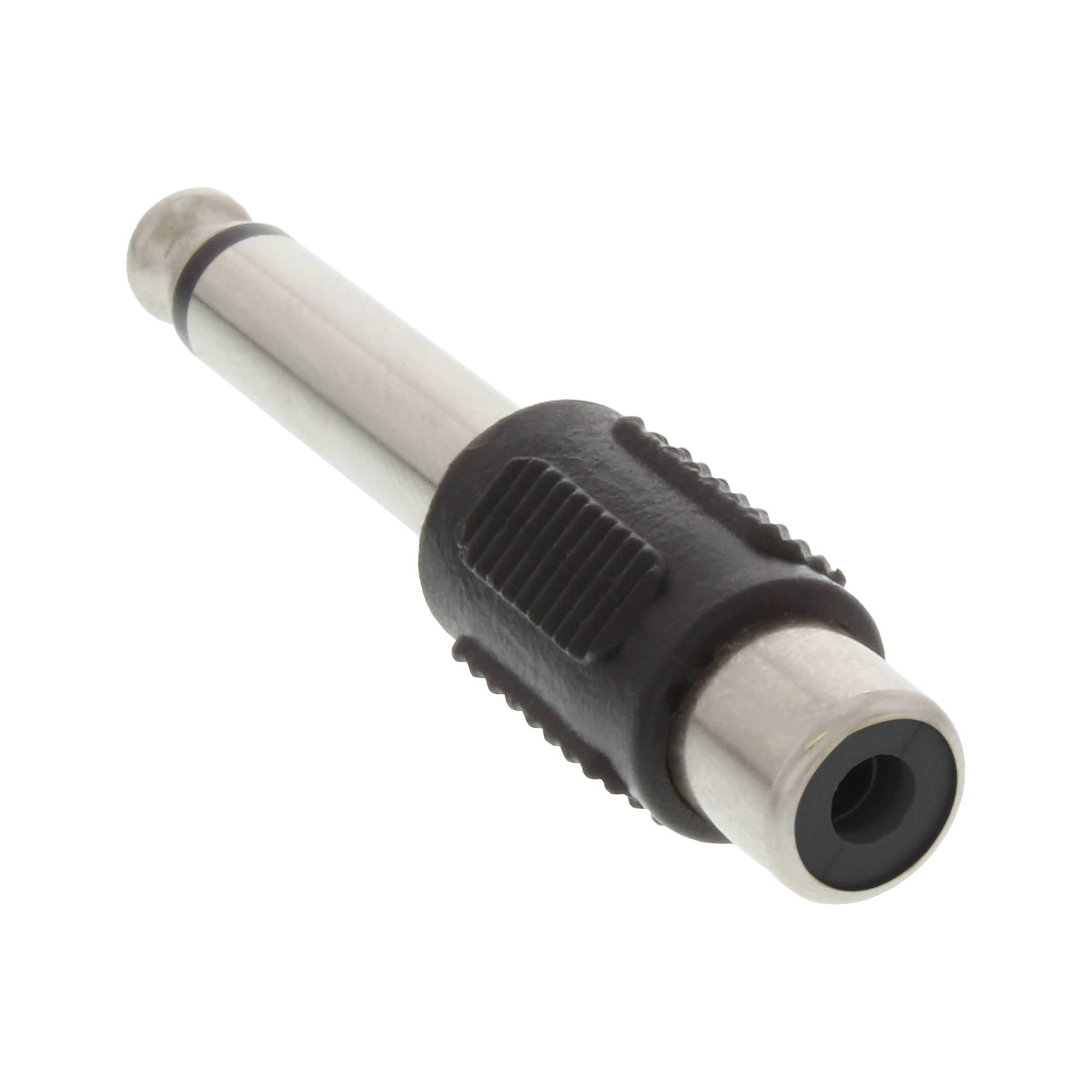 InLine® Audio Adapter, 6,3mm Klinke Stecker auf Cinch Buchse, Mono-0