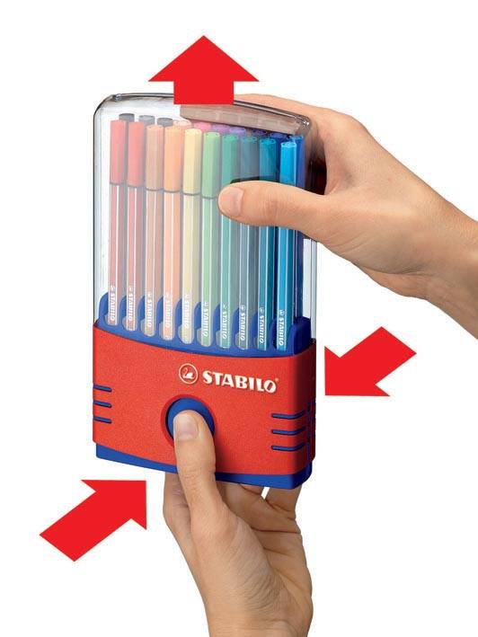 Fasermaler Pen 68 ColorParade Kunststoffbox mit 20 Stiften-4