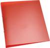 Schulordner, A4, 2-Ring, 25mm, PP, transluzent rot Q-CONNECT KF02482