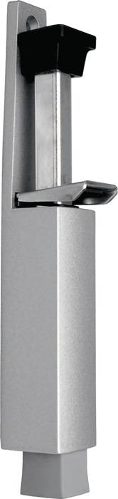 Türfeststeller 3837 0060 22 Zinkdruckg.silber lack.Hubh.60mm Türmontage DENI-0