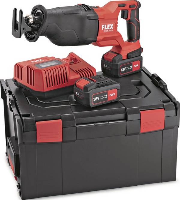 Akku-Säbelsäge RSP DW 18.0-EC/5.0 Set 18V 5Ah 32mm 0-3000min-¹ FLEX