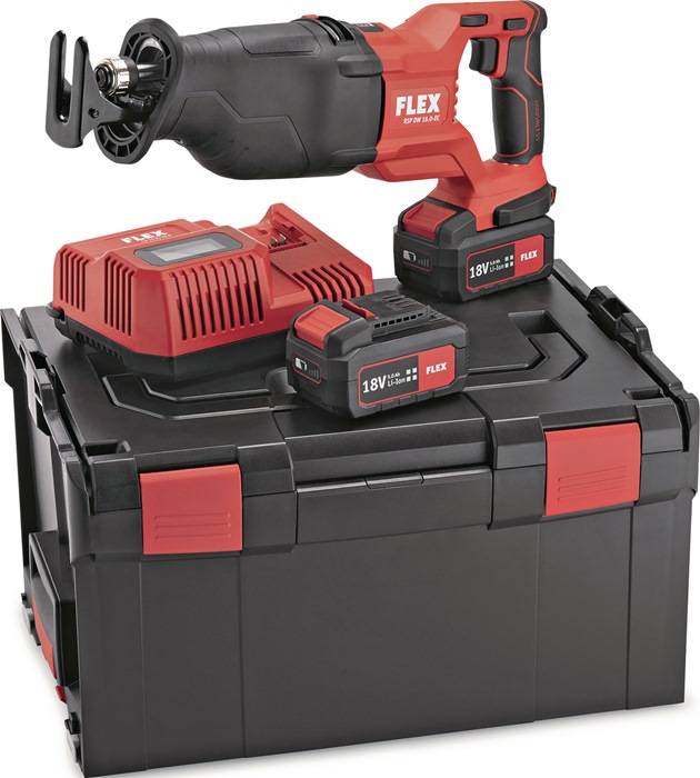 Akku-Säbelsäge RSP DW 18.0-EC/5.0 Set 18V 5Ah 32mm 0-3000min-¹ FLEX-0