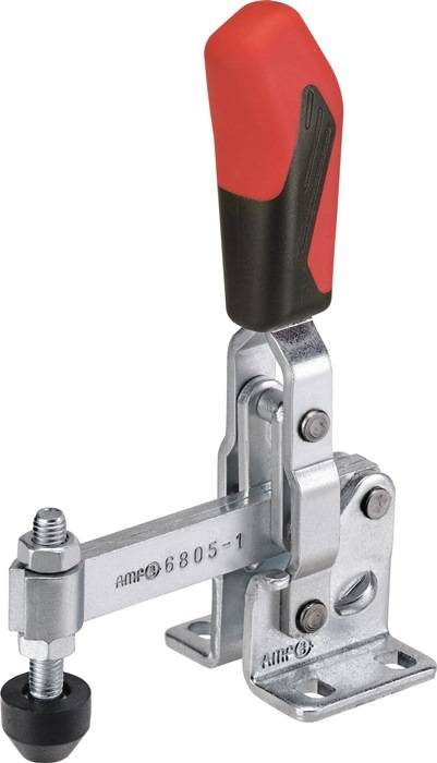 6805-1 Senkrechtspanner mit rotem Handgriff