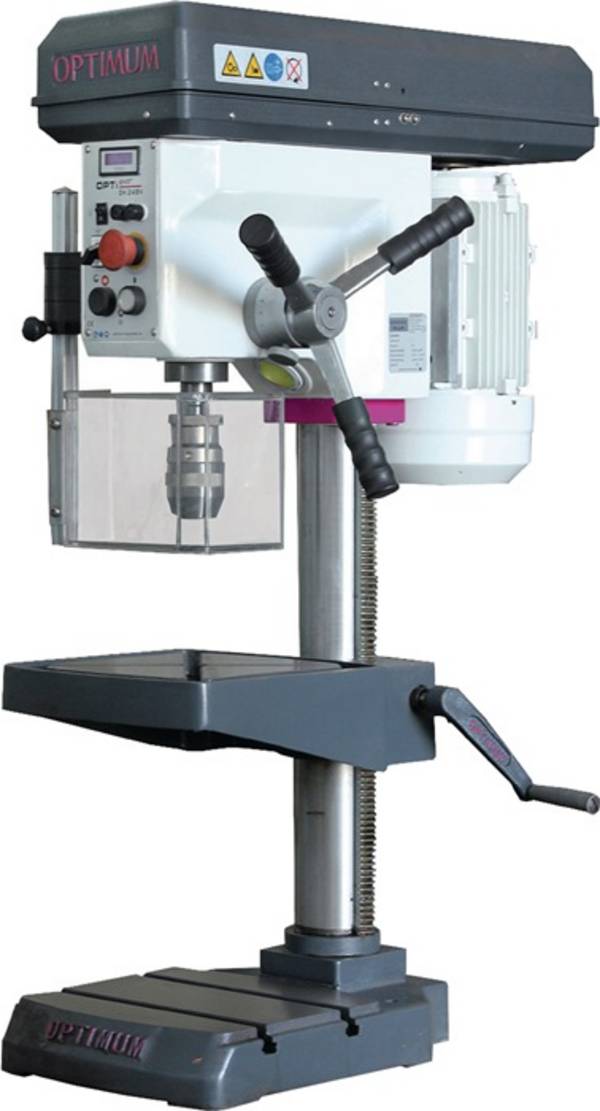 Tischbohrmaschine DH 24 BV 24mm MK2 300-4000/man.2 Stufenmotormin-¹ OPTI-DRILL