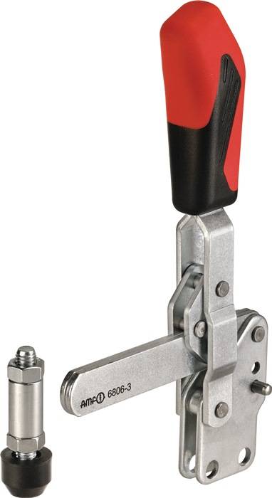 6806-6 Senkrechtspanner mit rotem Handgriff-0