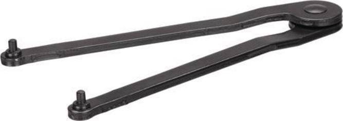 Stirnlochschlüssel 22-125x10mm verstellbar i.Brünierton angelassen-0